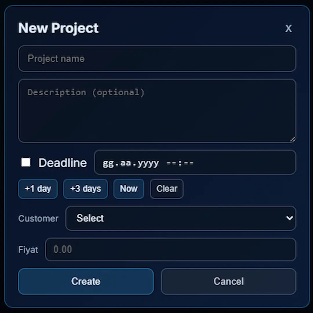 Schritt 2 - Neues Projekt erstellen