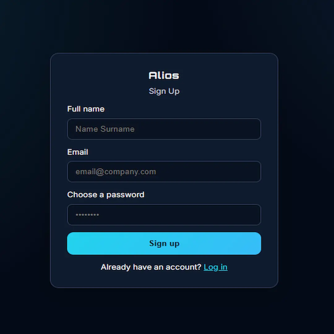 Schritt 1 - Registrieren