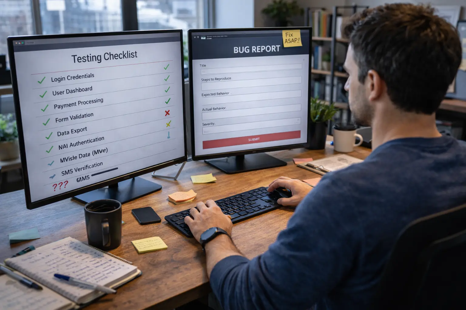AI Kod Kalitesi Yönetimi: Test Checklist ve Bug Akışı