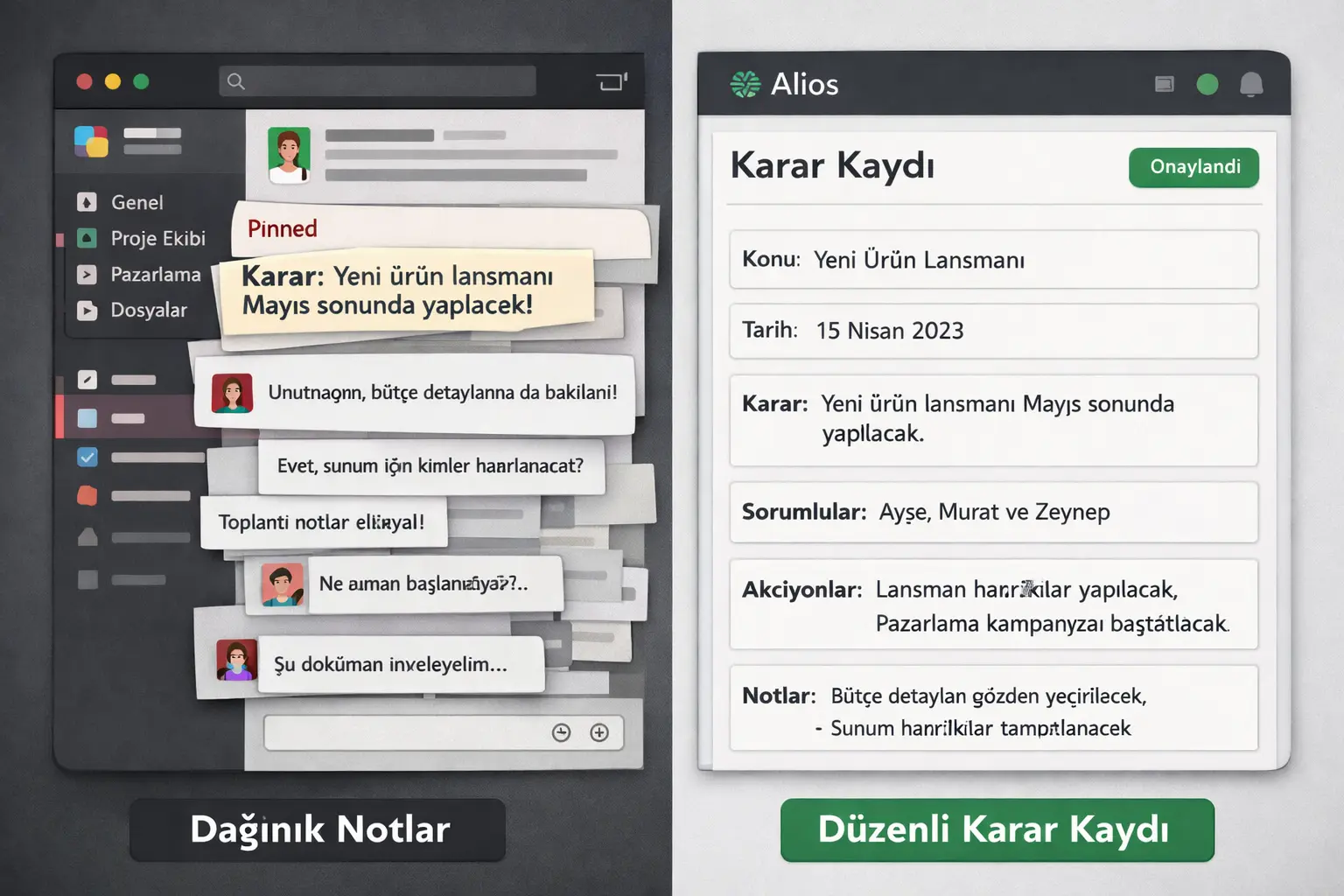 Startup'ta Karar Takibi: Notları Tek Yerde Toplamak